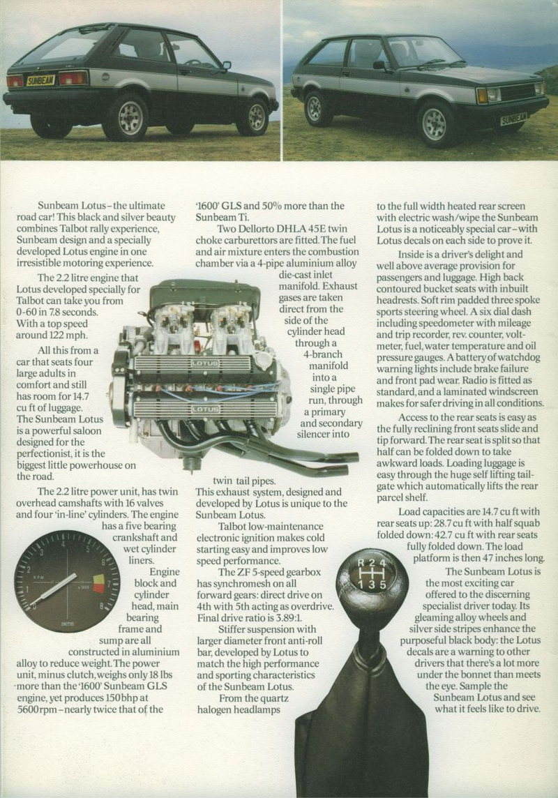 The carbs are half as big as the engine. via OldCarManuals